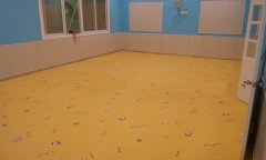 天津西青區萊茵陽光雙語幼兒園地板