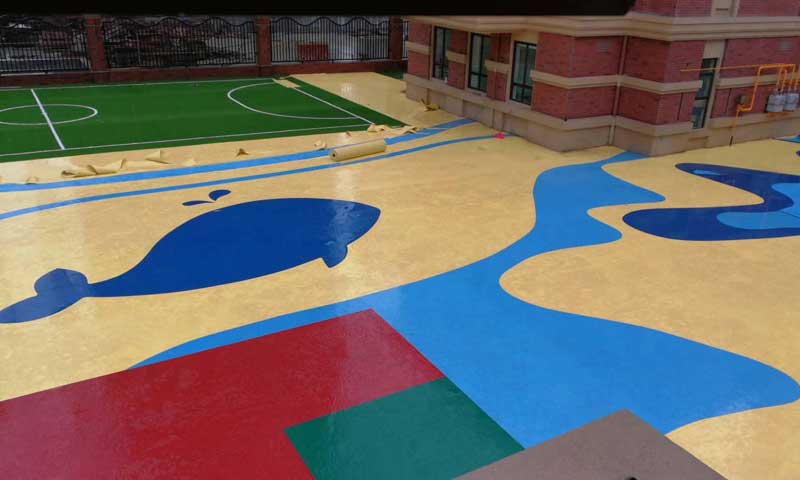 四川溫江宋慶齡幼兒園室外地板 四川溫江宋慶齡幼兒園室外地板