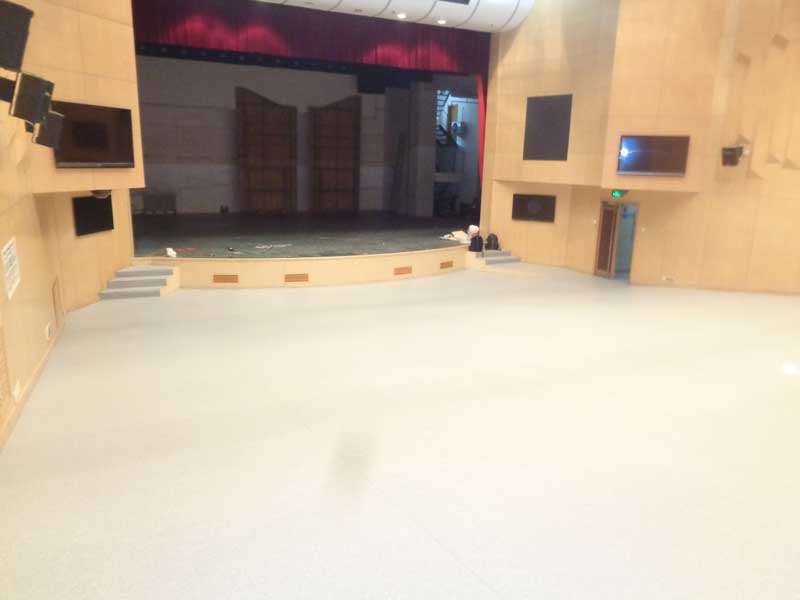 北京禮堂pvc地板 北師大田家炳藝術書院禮堂pvc地板