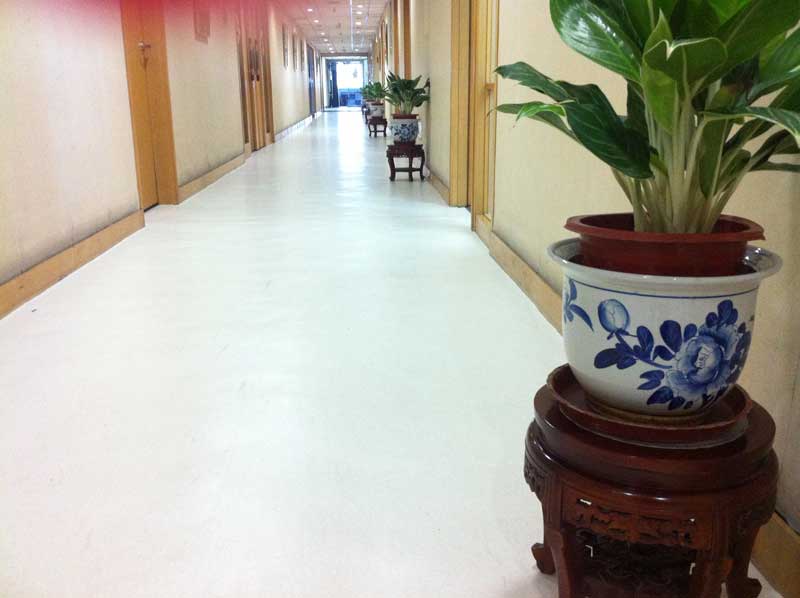 辦公室使用商用pvc塑膠地板裝修圖片 商用pvc塑膠地板優點_有名pvc地板廠家