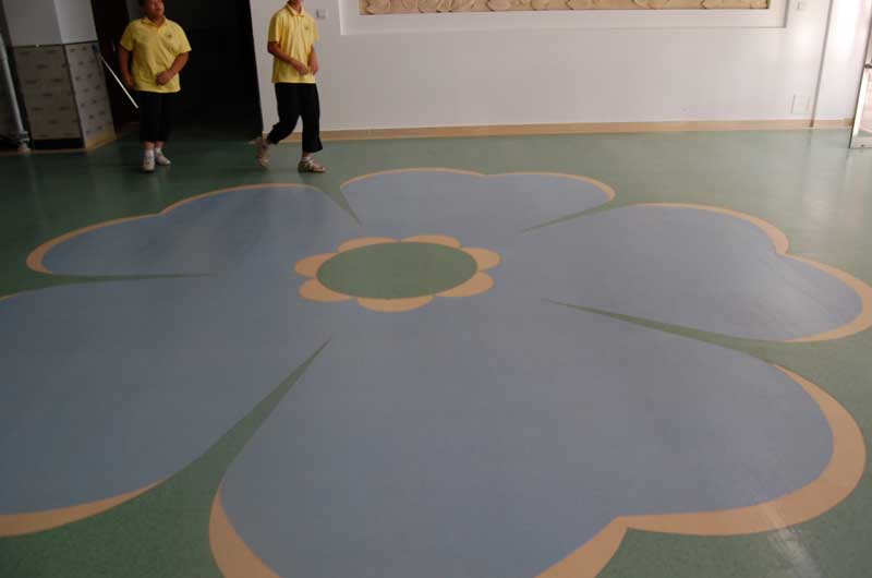 北京良鄉二中學校塑膠地板