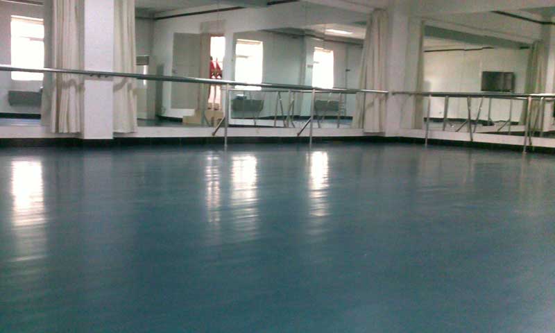 農影中心舞蹈教室地板 北京海淀區CCTV7農影中心pvc運動地板