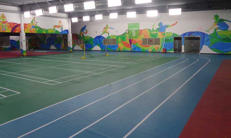 個性化pvc運動地板打印機打開新市場