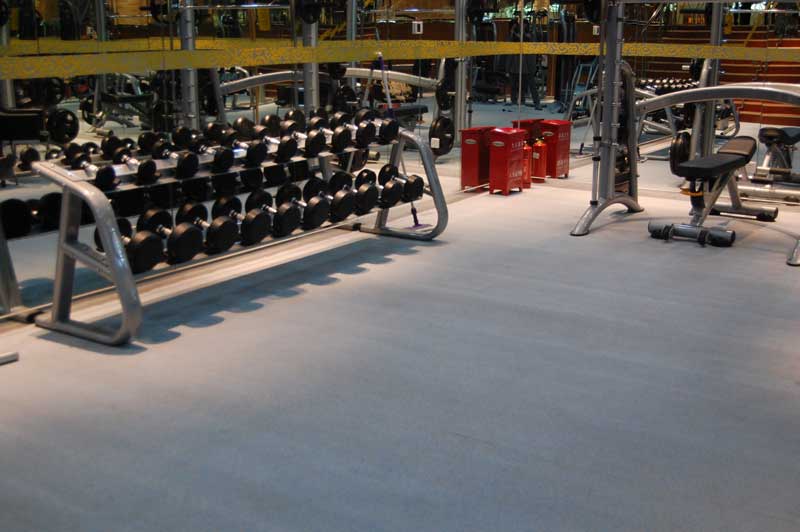健身房pvc地板施工注意事項 健身房地面鋪pvc地板膠注意事項