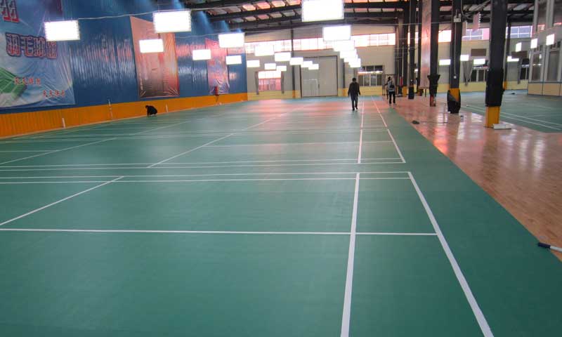 河北省羽毛球館地板 河北省廊坊市燕郊創意谷街羽毛球館地板
